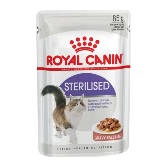 royal canin ygri trofi gia steiromeni gata se fakelaki 85gr