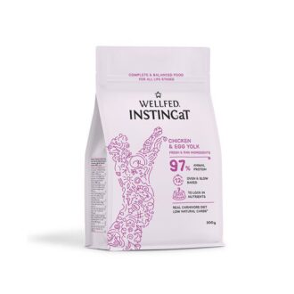 wellfed insstincat ksira trofi gia gates me kotopoulo kai kroko avgou 300gr