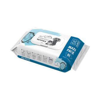 M Pets pet cleaning wipes antibacterial 80pcs