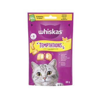 whiskas temptations chicken cheese 60gr