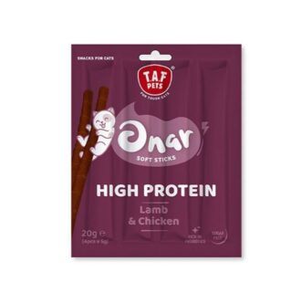 Taf pets onar soft sticks high protein chicken and lamb lixoudia gia gates