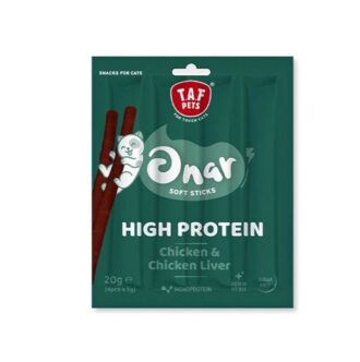 Taf pets onar soft sticks high protein chicken and liver lixoudia gia gates